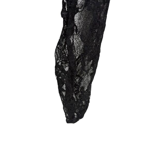 Somebodee The Bruna Lace Jumpsuit Dress Strapless Evening Goth Edgy Black Size S - Picture 8 of 12